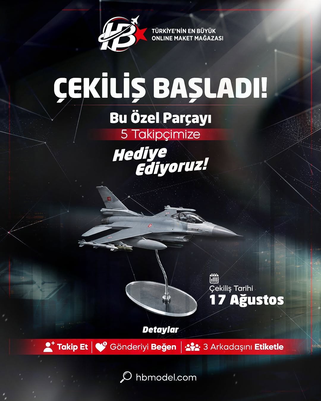 Çekiliş gönderi görseli